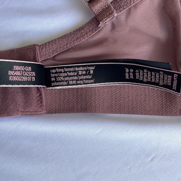 Victoria’s Secret Bra 32DDD Push Up Mauve - Picture 8 of 12
